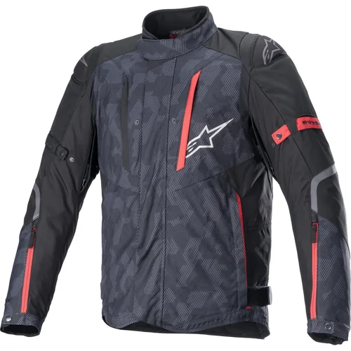 Bunda RX-5 DRYSTAR ALPINESTARS 3205222-9103-3XL (čierna/maskáčová/červená, veľkosť 3XL)