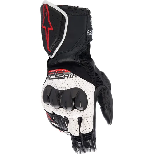 Rukavice SP-8 AIR ALPINESTARS (biela/čierna/červená, veľkosť 2XL)
