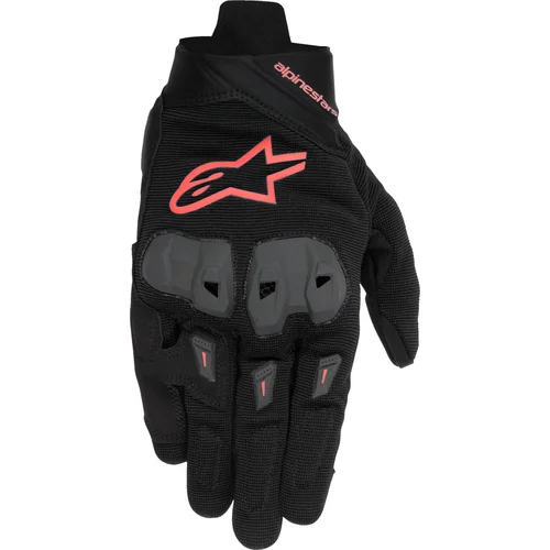 Rukavice SP X 1 ALPINESTARS 3570125-1030-XL (čierna/červená fluo, veľkosť XL)