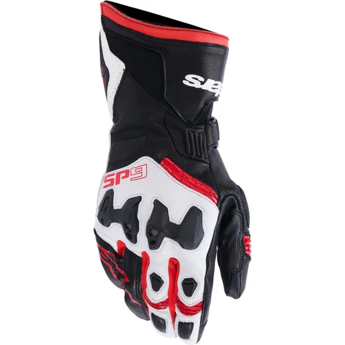 Rukavice SP-9 ALPINESTARS 3500526-1304-XL (čierna/biela/červená, veľkosť XL)