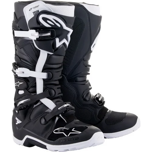 Topánky tech 7 enduro drystar ALPINESTARS 2012620-12-13 (čierna/biela, veľkosť 48)