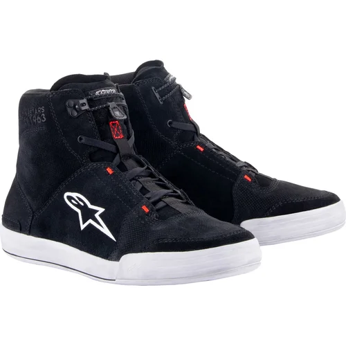 Topánky CHROME ALPINESTARS 2512322-1054-11 (čierna/sivá/červená fluo, veľkosť 44)