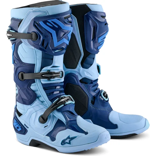 Topánky TECH 10 limitovaná edícia STEELERS ALPINESTARS 2010020-7217-12 (modrá/svetlomodrá, veľkosť 47)