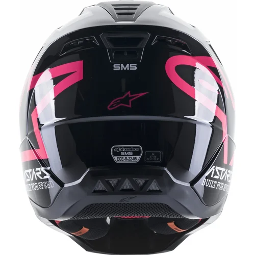 Prilba S-M5 COMPASS (čierna/ružová, veľkosť 2XL) /ALPINESTARS/ - obr. 2