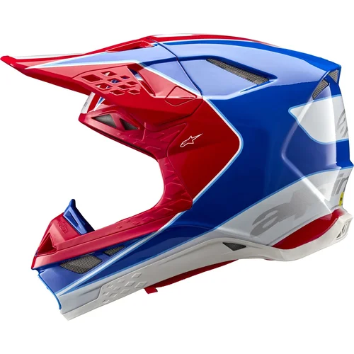 Prilba supertech S-M10 aeon (červená fluo/modrá, veľkosť S) /ALPINESTARS/ - obr. 1