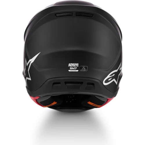 Prilba supertech S-M7 solid 8301326-110-L (čierna matná, veľkosť L) /ALPINESTARS/ - obr. 5