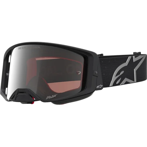 Okuliare SUPERTECH VESTA ALPINESTARS 5100727-1728-TU (čierna matná/strieborná, zrkadlové strieborné plexi) 2027