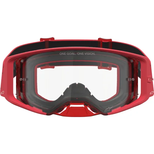 SUPERTECH VESTA okuliare (červená fluo/chrom, číre plexi) 2027 /ALPINESTARS/ - obr. 3