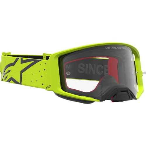 Supertech vesta okuliare, (žltá fluo/čierna, číre plexi) 2027 /ALPINESTARS/ - obr. 3