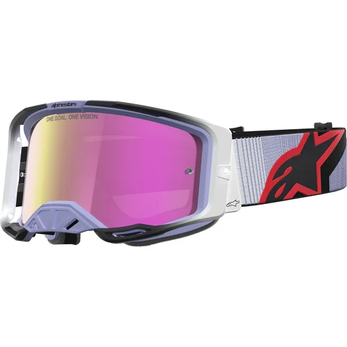 Okuliare VISION 8 MAVEN ALPINESTARS 5101627-3234-TU (levandulová/čierna, zrkadlové ružové plexisklo) 2027