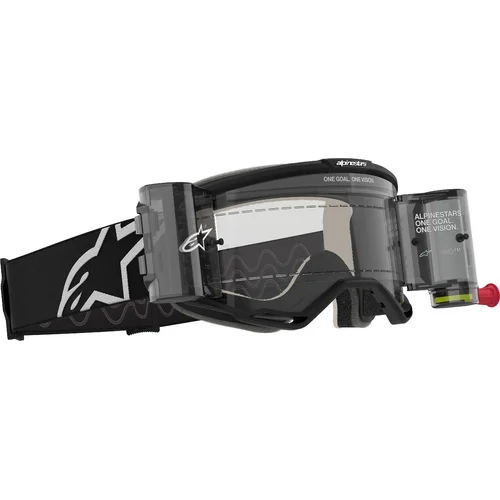 Okuliare vision 5 corp roll-off wide vision (čierna, číre plexisklo a roll-off systém) 2027 /ALPINESTARS/ - obr. 4