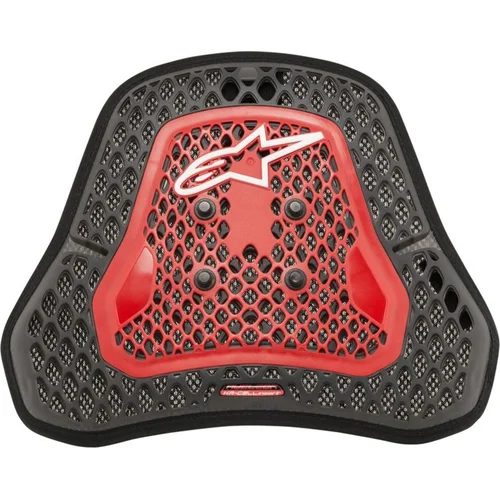 Chránič hrude NUCLEON KR-CELL CiS vkladací s pripínaním na patentky certifikácia CE2 ALPINESTARS 6702319-003-L (čierny/červený, veľkosť L)