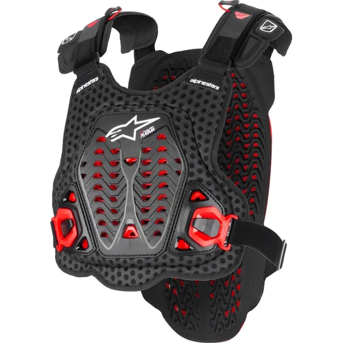 Chránič hrude A-5 PLASMA ALPINESTARS 6700825-132-M/L (čierna/červená/biela, veľkosť M/L)