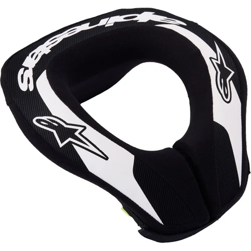 Čierna/biela ALPINESTARS 6741018-12-L/XL nákrčník SEQUENCE YOUTH, detský, veľkosť L/XL)