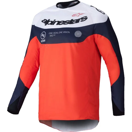 Dres PRO-DURA, ALPINESTARS (modrá/oranžová/biela, veľkosť M)