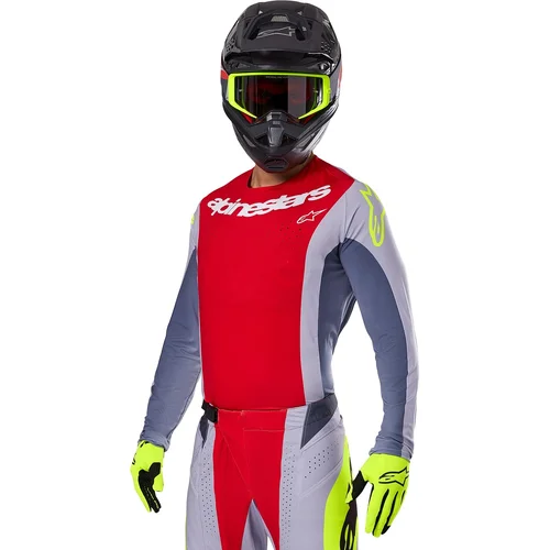 Dres TECHSTAR MELT, (červená/sivá, veľkosť L) /ALPINESTARS/ - obr. 6