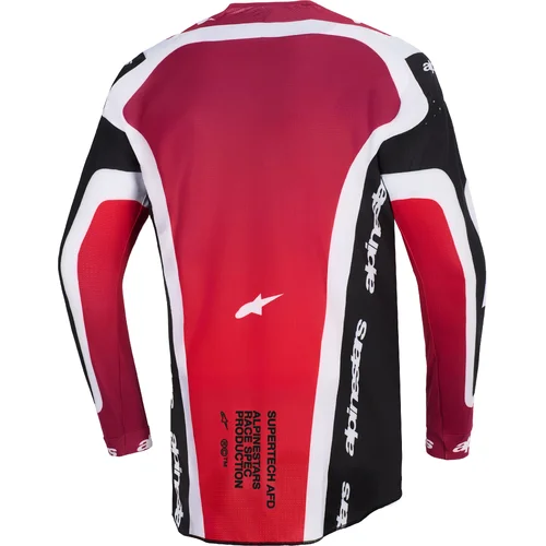 Čierna/červená/biela dres SUPERTECH PRO VISTA, veľkosť M) /ALPINESTARS/ - obr. 1