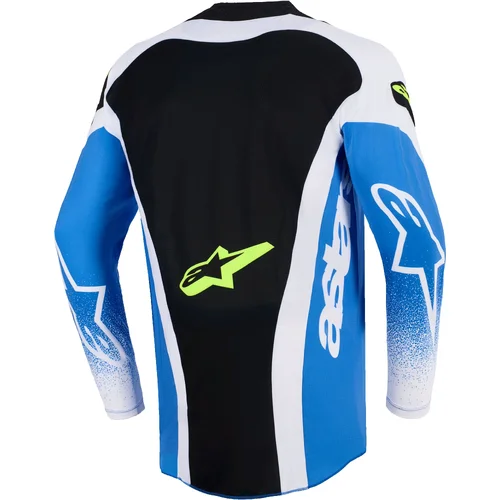 Modrá/čierna/žltá fluo dres TECHSTAR KNIF, veľkosť M) /ALPINESTARS/ - obr. 1