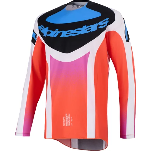 Svetlosivá/oranžová fluo/čierna ALPINESTARS 3760926-9041-M dres TECHSTAR KNIF, veľkosť M)