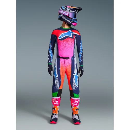 Dres SUPERTECH limitovaná edícia RECORDS, (sivá/multicolor, veľkosť M) /ALPINESTARS/ - obr. 14