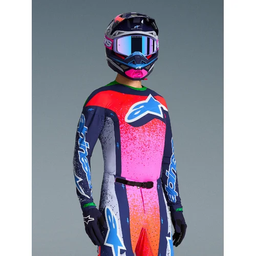 Dres SUPERTECH limitovaná edícia RECORDS, (sivá/multicolor, veľkosť S) /ALPINESTARS/ - obr. 13