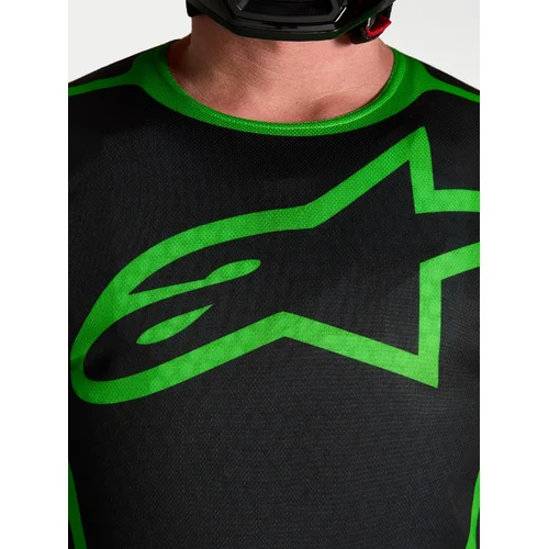 Čierna/zelená fluo dres FLUID APEX V2, veľkosť L) /ALPINESTARS/ - obr. 2