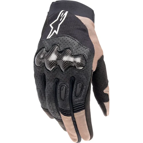 Rukavice MEGAWATT ALPINESTARS 3565023-9831-M (čierna/hnedá/biela, veľkosť M)