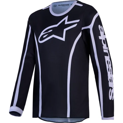 Čierna/strieborná ALPINESTARS 3770427-119-M dres FLUID APEX V2 YOUTH, detský, veľkosť M)