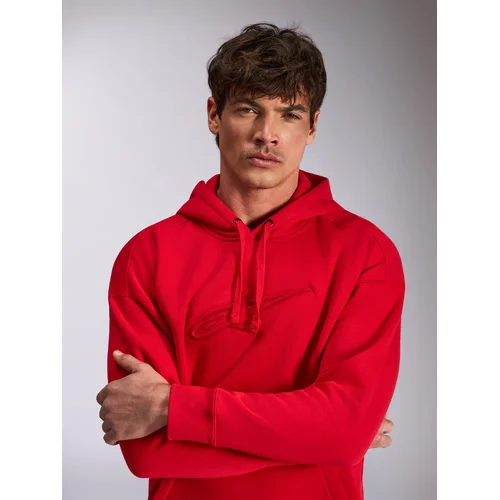 Mikina emergent oversized hoodie (červená, veľkosť L) /ALPINESTARS/ - obr. 6