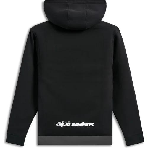 Mikina PARALLEL HOODIE (čierna/sivá, veľkosť S) /ALPINESTARS/ - obr. 1