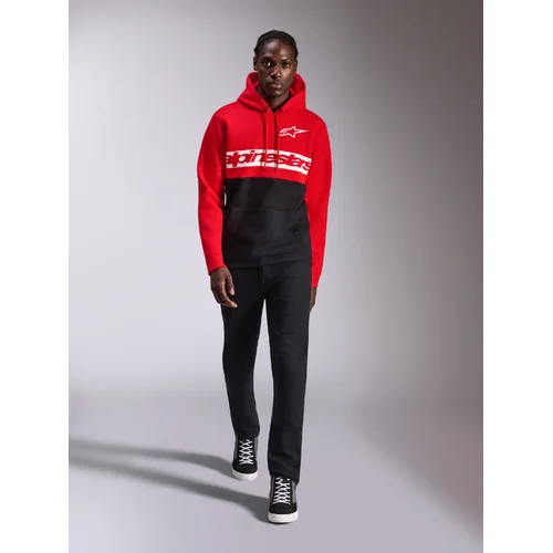 Mikina PARALLEL HOODIE (červená/čierna, veľkosť 2XL) /ALPINESTARS/ - obr. 2
