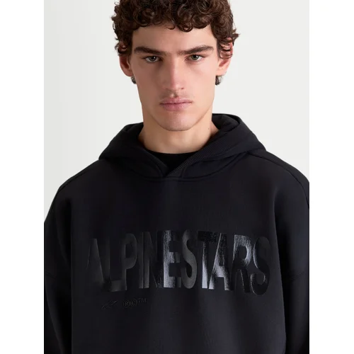 Mikina shaw oversized hoodie (čierna/čierna, veľkosť S) /ALPINESTARS/ - obr. 9