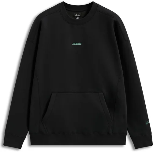 Mikina guise oversized crew ALPINESTARS 1236-51200-10-L (čierna, veľkosť L)