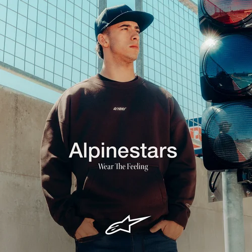 Mikina guise oversized crew (hnedá, veľkosť L) /ALPINESTARS/ - obr. 4