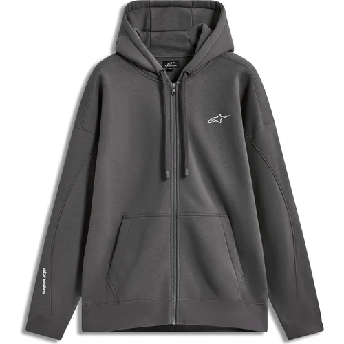 Mikina entity oversized hoodie ALPINESTARS 1236-53902-18-M (tmavosivá, veľkosť M)