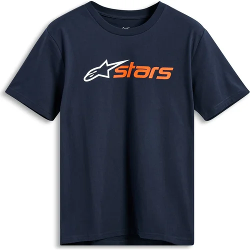 Tričko BLAZE 2.0 CSF ALPINESTARS 1214-73108-7441-M (modrá/biela/oranžová, veľkosť M)
