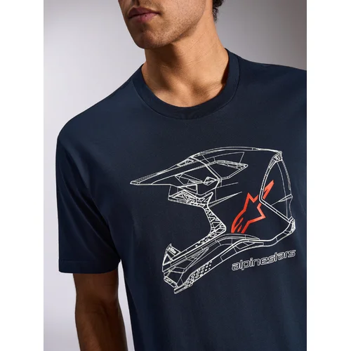 Tričko MX HELMET CSF (modrá, veľkosť XL) /ALPINESTARS/ - obr. 8