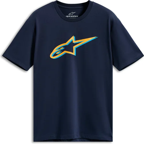 Tričko ageless shadow CSF ALPINESTARS 1214-73104-7032-S (modrá/oranžová, veľkosť S)