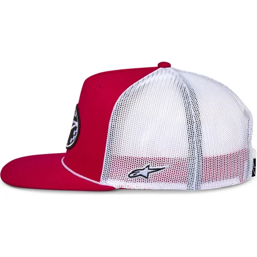 Šiltovka CONTENDER TRUCKER, (červená/biela) /ALPINESTARS/ - obr. 1