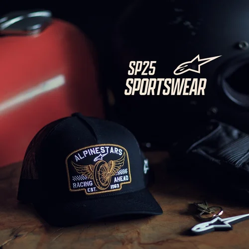 Čierna/čierna) šiltovka HERITAGE PATCH TRUCKER /ALPINESTARS/ - obr. 6