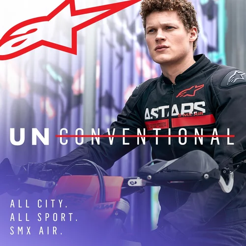 Bunda SMX AIR (čierna/červená fluo, veľkosť M) /ALPINESTARS/ - obr. 7