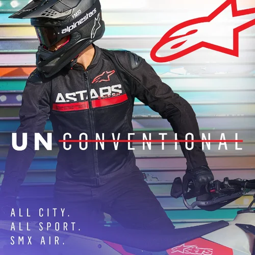 Bunda SMX AIR (čierna/červená fluo, veľkosť XL) /ALPINESTARS/ - obr. 13