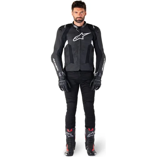 Bunda MISSILE 3 (čierna/biela, veľkosť 56) /ALPINESTARS/ - obr. 2