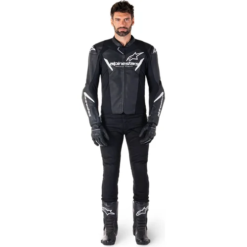 Bunda FASTER 3 (čierna/biela, veľkosť 54) /ALPINESTARS/ - obr. 2