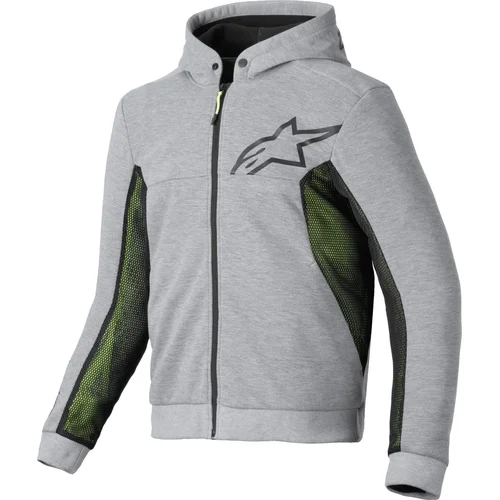 Bunda chrome AIR sport ALPINESTARS 4200425-9196-M (sivá/čierna/žltá fluo, veľkosť M)