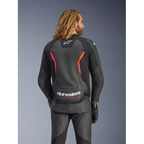 Bunda GP FORCE V2 (čierna/červená fluo/biela, veľkosť 56) /ALPINESTARS/ - obr. 7