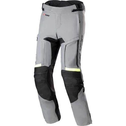 Nohavice bogota PRO drystar 3 season ALPINESTARS 3226923-9350-3XL (sivá/tmavosivá/čierna/žltá fluo, trojsezónne prevedenie, veľkosť 3XL)