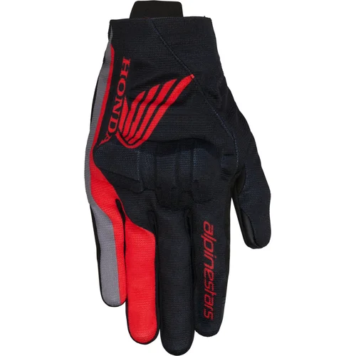Rukavice REEF V2 HONDA kolekcia ALPINESTARS 3561225-1336-3XL (čierna/červená/sivá, veľkosť 3XL)
