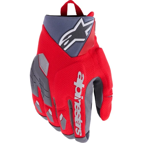 Rukavice DURACK ALPINESTARS 3561426-3166-S (čierna/sivá/červená, veľkosť S)