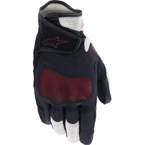Rukavice stella mogress airflow ALPINESTARS 3590126-1628-S (béžová/čierna/ružová, veľkosť S)